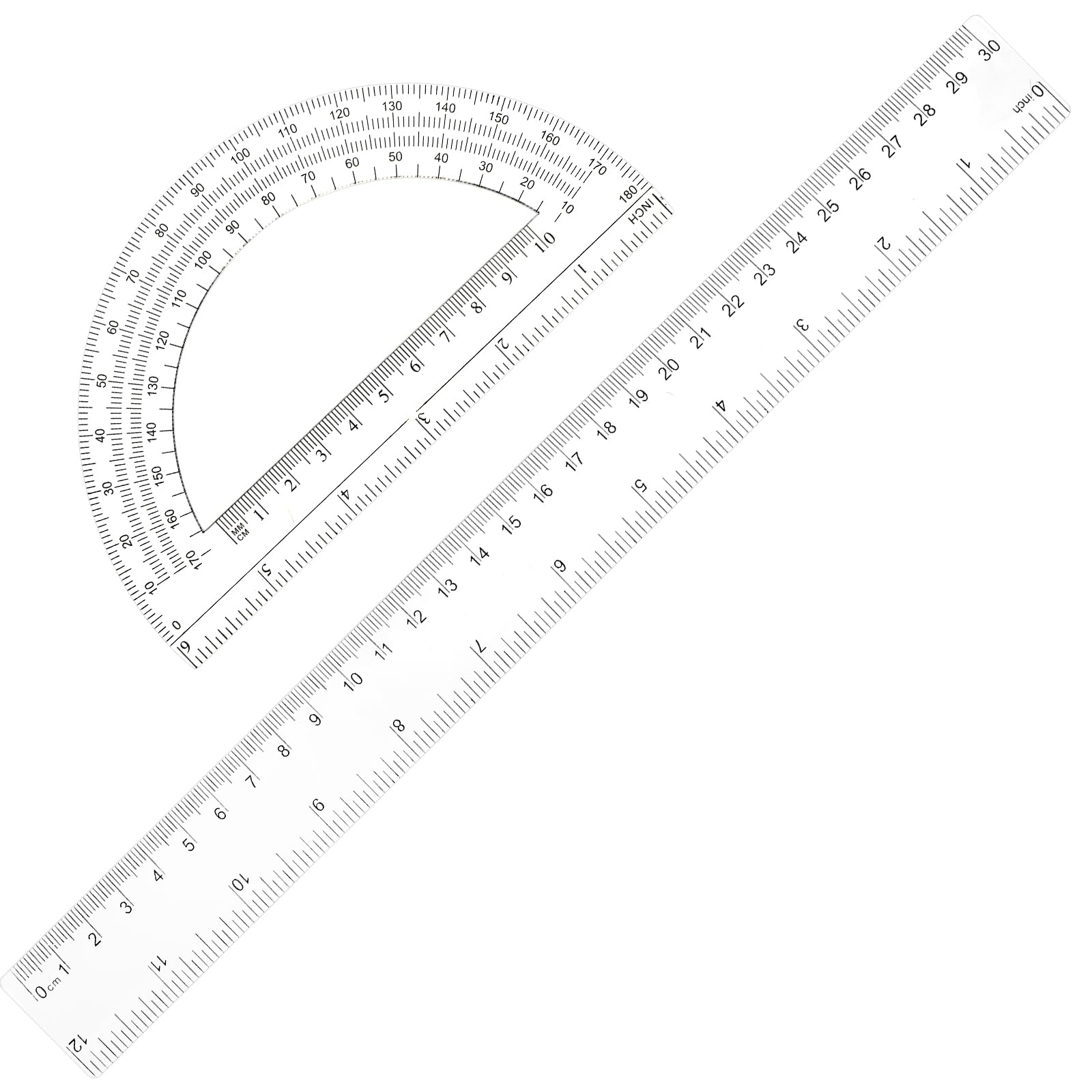 Ruler & Protractor Set